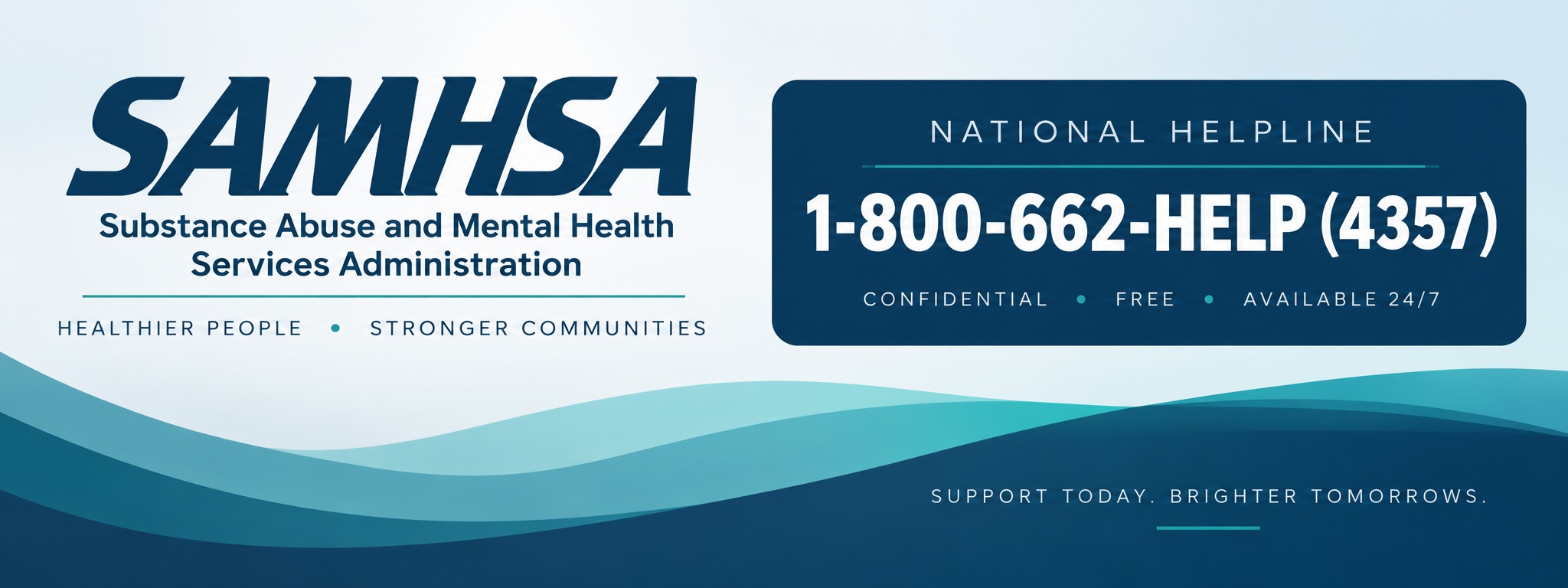 SAMHSA Help Line Image